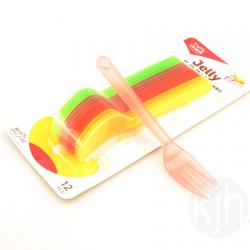 多彩喱叉，12支/板