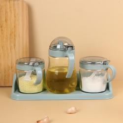 092時(shí)尚玻璃調(diào)味瓶（三