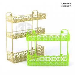 雕花方型二層、三層架