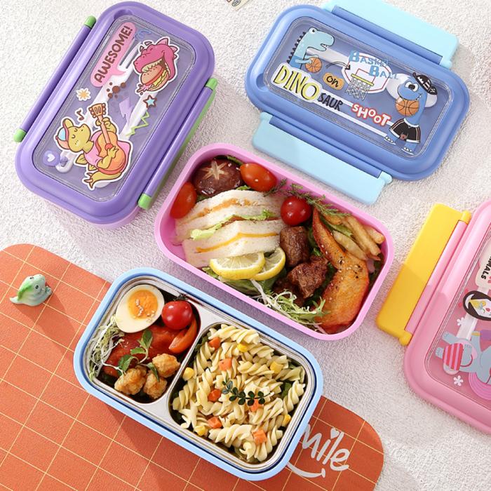 星樂卡通便當(dāng)盒PP款800ml/不銹鋼款500ml